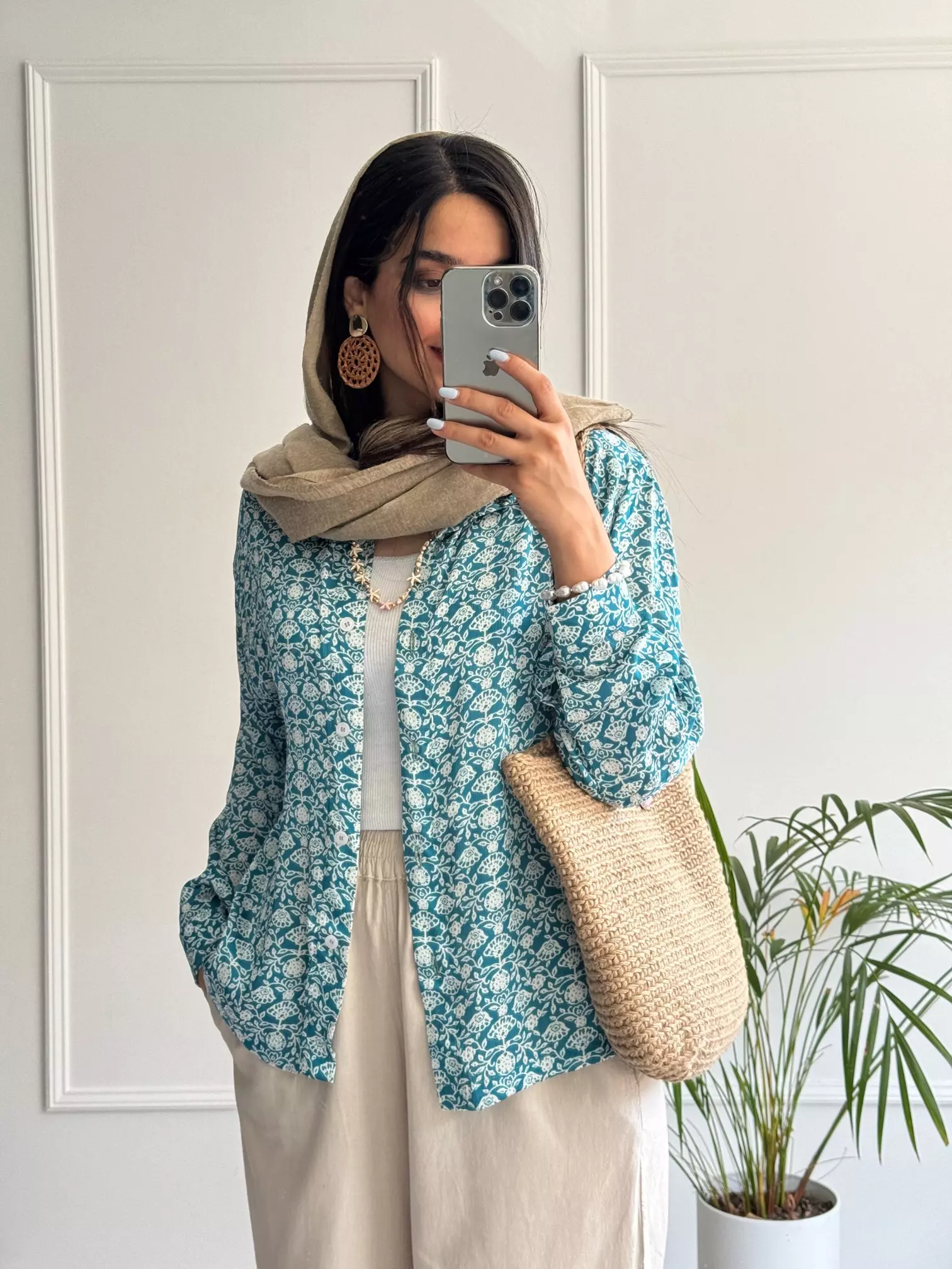 شومیز مانتویی سیلک